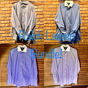 👔 4/$16 👔  Ralph Lauren Dress Shirt Bundle 👔
